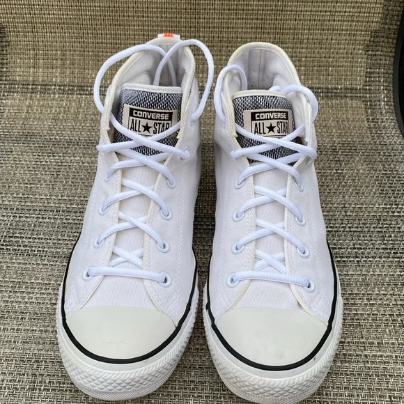 Converse Chuck Taylor Unisex All Star Syde Street Mid White Sneakers Sz 11M/13W - Picture 3 of 11